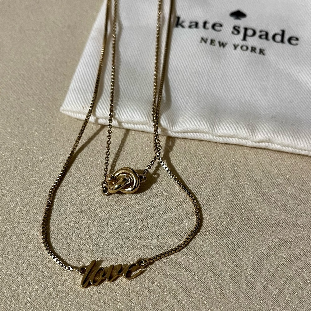 Kate Spade Love & Knot Necklace